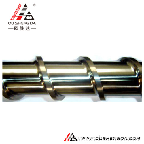 bimetallic nitride chrome single screw for extruder manufacturing line accessories